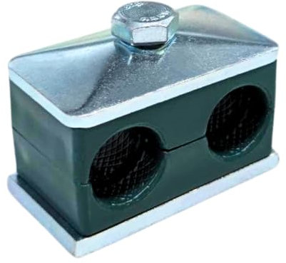 17.2mm, Group 2, Double Polypropylene Complete Hydraulic Tube/Pipe Clamp