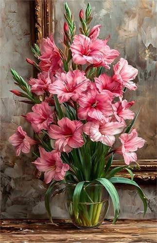 Puzzle 520 Teile Erwachsene Rosa Lilie, Kreative Unterhaltung, Herausforderndes Rätsel, Spaß, Klassisches Puzzle 52 x 38 cm 520 Teile Puzzle