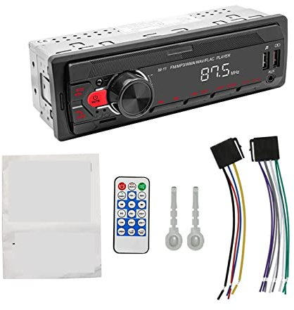 BGAZA Car Radio Stereo Player Bluetooth 1 LÄRM Digital Car MP3 Player 60Wx4 Fm Radio Stereo Audio Music USB/SD with In Dash Aux Eingang