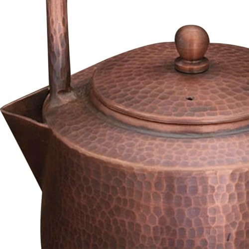 Théière en cuivre de qualité supérieure avec bec verseur unique en forme de V, style A