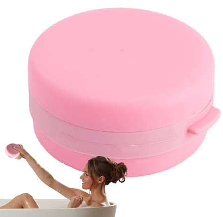 Grattoir corporel en silicone pour douche Éponge de bain réutilisable pour