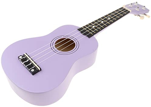 KiBcsLic Chitarra Ukulele da 21 Pollici, Giocattolo Musicale per Adulti E Bambini, Viola