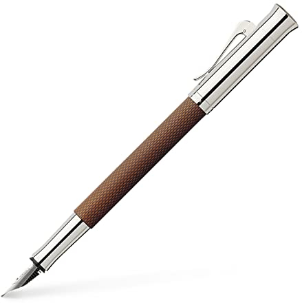 Graf von faber-castell-stilografica Guilloche Druckbleistift Kunstharz Graf von Faber Castell cognac