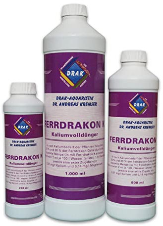 DRAK-Aquaristik Ferrdrakon K Kaliumvolldünger – Lösung 1,0 Liter