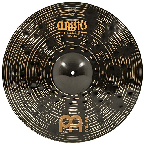 Meinl Cymbals Classics Custom Dark Plato Ride de 20 pulgadas (50,80cm) Platillos de Batería - Bronce B12, Acabado Oscuro (CC20DAR)