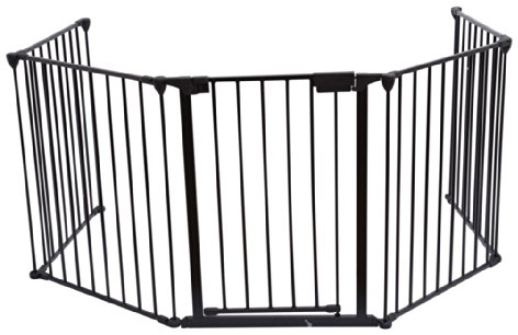 Bc-elec B101201 Kinderschutzzaun für Kamine und Treppen, Gesamtlänge 3 Meter