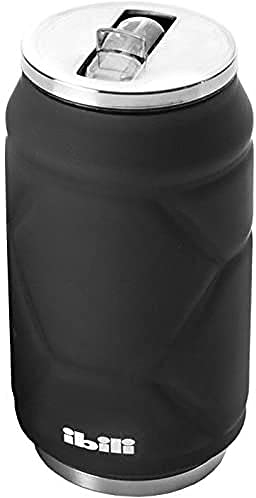IBILI - Termolata isotermica ball 330 ml, Acero Inoxidable 18/10, Soft touch, Doble pared, Reutilizable