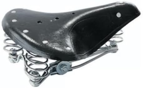 Fahrrad Sattel Retro Model Vintage Storisch Schwarz- Sattel Breit-
