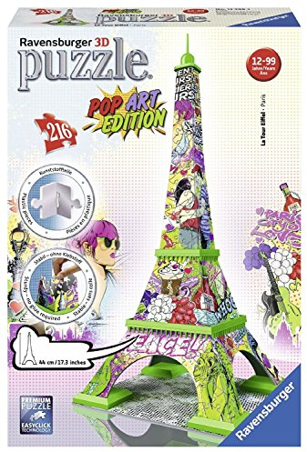 Pop Art Edition (Puzzle), Eiffelturm: Erleben Sie Puzzeln in der 3. Dimension