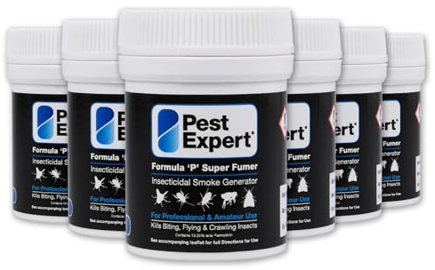 Pest Expert Cluster Fly Killer Smoke Bomb 6 x 11g – Loft & Home Treatment