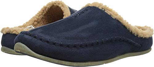 Deer Stags Unisex Nordic Microsuede Slipper / Navy / Men's 8 US / Medium