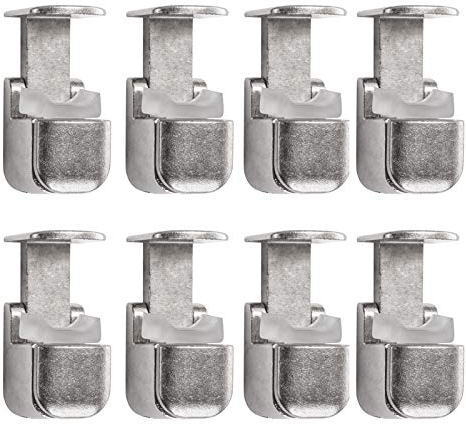 8 x SO-TECH® Fachbodenhalter E420 Fachbodenträger Schrankbodenträger verzinkt mit Kippsicherung