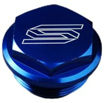 SCAR Bremszylinder deckel HINTEN kompatibel mit SHERCO SER SEFR 125 250 300 450 10-26 - Blau