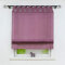 Joyswahl Raffrollo Halbtransparentes Unifarbiges Bändchenrollo »Mila« Schals mit Schlaufen Fenster Vorhänge BxH 140x140cm Violett 1er Pack