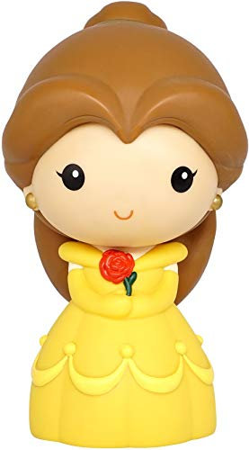 disney- Principessa Belle PVC Bank Game, Colore Giallo, Standard, 86341