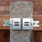 POSTFIX® 4 x 4 SLOTTED CONCRETE FENCE POST Brackets COMPLETE with Integral Security Clips (PAIR)