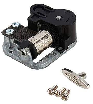 Wakects Spieluhr für Elise, spieluhr Werk, Aufziehmusikalische Legierung + Kunststoff-Handkurbel Spieluhrwerk Ersatzzubehör Mechanismus Uhrwerk für Spieluhr 45 X 50 X 20 mm