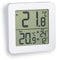 Fackelmann Thermometer Innen/Außen mit extra langem und robustem Kabelfühler Tecno, Besonders großes Display mit Außenthermometer und Übersicht der Höchst- und Tiefstwerte