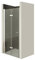Moments of Glass Mampara de ducha puerta plegable rango de ajuste de 76-80cm altura: 195 cm de vidrio transparente templado de seguridad de 6mm perfiles de aluminio chrome – DK822