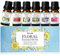 SALKING Essential Oils Gift Set, 100% Pure Fragrance Oil Aromatherapy Essential Oils Set,Premium Scented Oils for Oil Diffusers 6 x 10 ML - Jasmine, Neroli, Honeysuckle, Peony, Geranium, Freesia