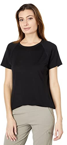 Smartwool Damen Women's Active Ultralite Short Sleeve | Kühlender TENCEL-Mix, luftig-leichtes Gefühl, geruchshemmend, weich für Reisen und Bewegung