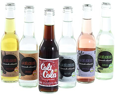 Assortiment 6 Sodas : 5 Limonades + 1 Cola Artisanal