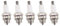 MCHNIC 5x Zündkerze für Stihl FS36 FS44 FS38 FS45 FS55 FS80 FS85 HS45 HS80 Kettensäge Motorsäge Ersetzt Bosch WSR6F