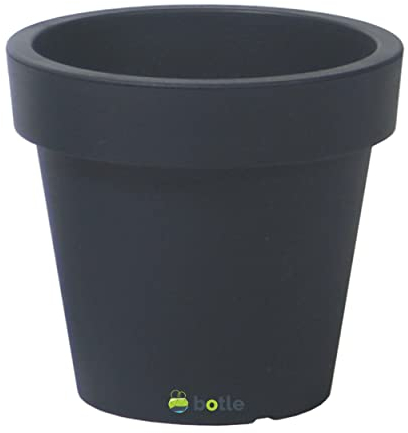 botle Pot de Fleurs en Plastique Anthracite 40 x 36,1 cm