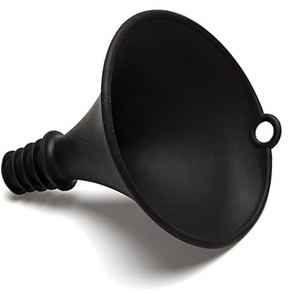 Monkey Business Entonnoir en silicone pour le remplissage mains libres de bouteilles et de récipients | Utilisation dans la cuisine et autour de la maison | Convient aux bouteilles standard