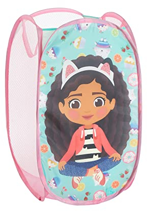 Idea Nuova Gabby's Puppenhaus Pop-Up-Korb mit robusten Tragegriffen, 53,3 cm H x 34,9 cm B x 34,9 cm L