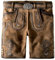 Stockerpoint Herren Thomas2 Trachtenlederhose, nuss geäscht, 60