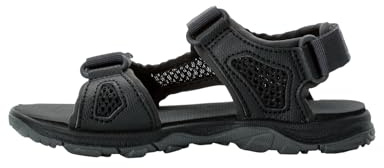 Jack Wolfskin Unisex Kinder Taraco Beach K Sandale, Schwarz, 40 EU
