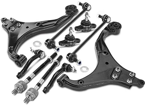 Frankberg 12-teilig Querlenkersatz Vorderachse links rechts Kompatibel mit Querlenker Tucson JM 2.0L 2.7L 2004-2012 Koppelstange Sportage JE KM 2.0L 2.7L 2004-2010 Replace# 545011F000