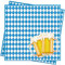 AFYHH Oktoberfest Servietten Bayrisch Oktoberfest-Deko - 40Stück Blau Weiß Servietten 33X33cm Napkins Seidenpapier Oktoberfest Accessoires
