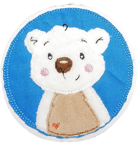 Aufnäher * Patch * Applikation * gestickt * Eisbär * ca. 10,5 cm * PA-ws_0016S