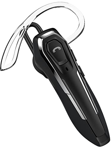 Micool Manos Libres Bluetooth Auricular, con 2 micrófonos de cancelación de Ruido, 30 Horas de Tiempo de conversación, Pinganillos Bluetooth para Movil inalámbricos