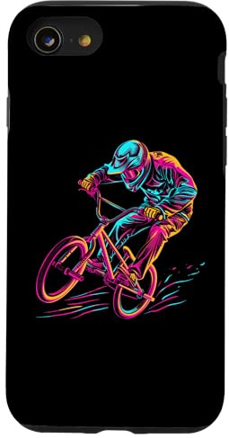 BMX Bike Fahrrad Racing Retro Vintage Hülle für iPhone SE (2020) / 7 / 8