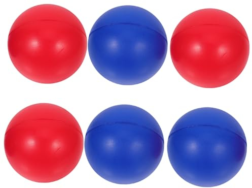 GARVALON 6 Stück Pu Beach-Paddle-bälle Als Ersatz Farbige Bälle Für Strand-Spiele Im Freien Und Drinnen Geeignet Für Anfänger Und Training