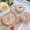 Personalised Bottle Opener Custom Engraved Round Wooden Beer Bottle Opener with Magnet Refrigerator Magnet Bottle Opener for Bridesmaid Wedding Favors Baby Shower Custom Baptism Gift (20pcs)