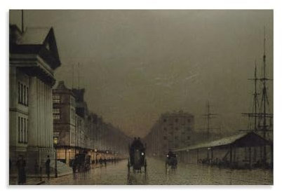 Liverpool, 1893 von John_Atkinson_Grimshaw Wandkunstdrucke, Poster, Wandkunst, Poster, Heimdekor, Bild, Leinwand, Gemälde, Poster, 30 x 45 cm