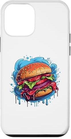 Hülle für iPhone 12 mini Saftiger Cheeseburger mit tropfendem Belag