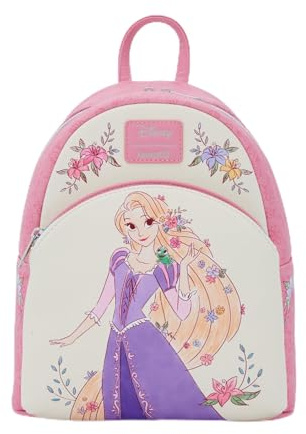 Loungefly Disney Tangled Rapunzel Flowers Mini Rucksack MAUVE ROSE NONE