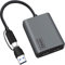 NCGGY USB 3.0 oder USB C auf D-ual H-DMI Adapter,Du-al HDMI Adapter 4K&1080P,U-SB C zu HD-MI A-dapter Erweitern Dual Monitore für Mac&Windows,Type C auf HDMI Konverter Kompatibel mit M1/M2 Mac,Windows