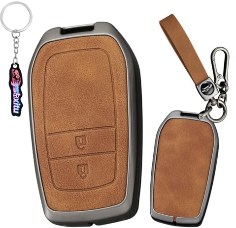 Ysbxitu Fernbedienung Cover für funkschlüssel Passt für Toyota Yaris 2020-2024 Cross Hybrid Corolla RAV4 Fortuner Prius Camry Auris Highlander Staubdicht-Schlüsselbox keyless go schutz 2/3/4/5/6Tasten