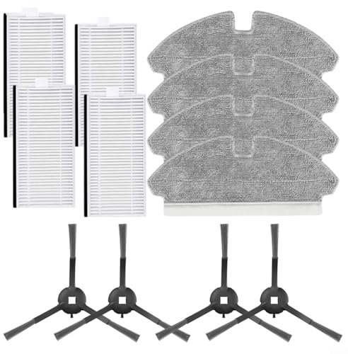 ZYNCUE Kit de pièces de rechange pour aspirateur Dreame pour Mova M1 pour robot aspirateur Trouver M1, accessoires de rechange pour aspirateur, solution de nettoyage efficace, filtres, chiffons