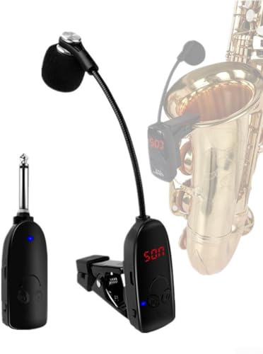 Emiif Kabelloses Mikrofon für Saxophon und Trompete flexibel und nutzbar