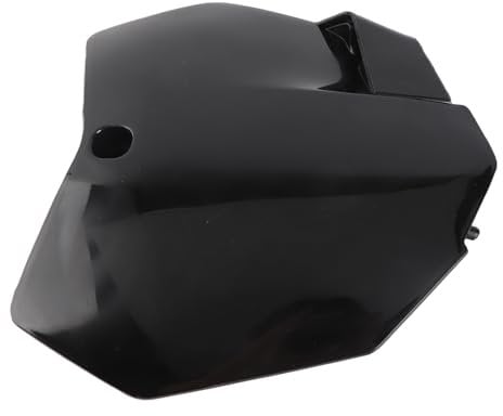 Dirt Bike Number Plate,Motorcycle Front Number Plate with Easy Installation,Stand Out,Unique Design, Material for Personalized Touch to Your Motorcycle,Racing Front (Black)