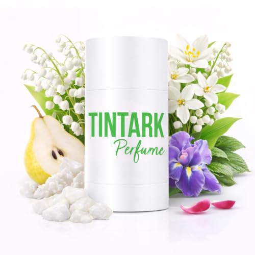 TINTARK Pearl Haze Solid Perfume Balm for Women, 5 g | Pear, lily of the valley, iris, rose & musk notes. Soft stick format for pulse points, travel, work, handbag & daily touch-up