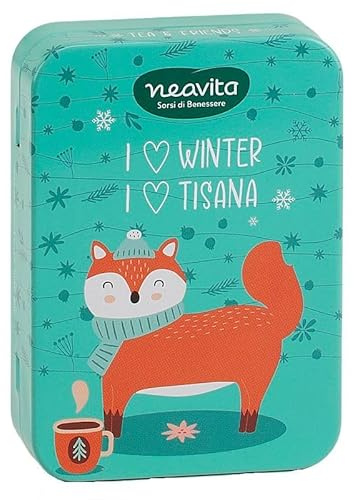  I love winter, I love Tisana  Volpe - Tea and Friends con 3 filtri gusto dolci sogni, agrumi di sicilia e mela e cannella