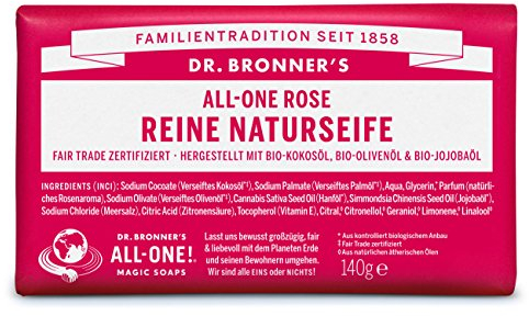 Dr. Bronner's Magic Soap - Rose, 140 G